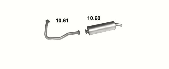 Auspuffanlage für HYUNDAI HD 72 4.0 D
