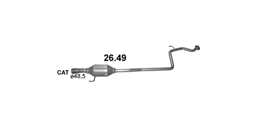 Auspuffanlage für TOYOTA YARIS 1.5 (1.5 Dual VVT-iE)