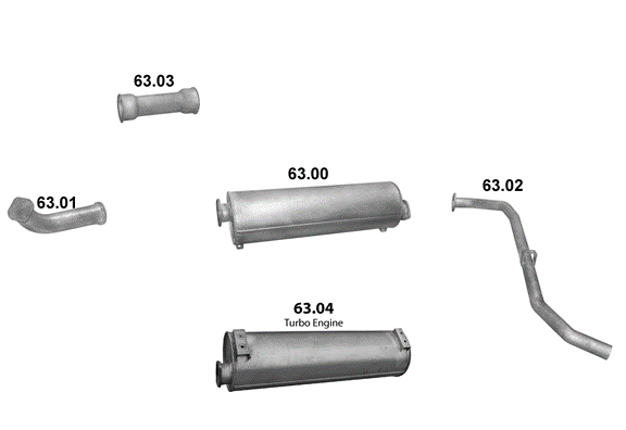 Auspuffanlage für IFA L60 9.2
