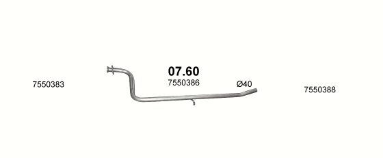 Auspuffanlage für FIAT PANDA 1.0 (1.0 4X4)