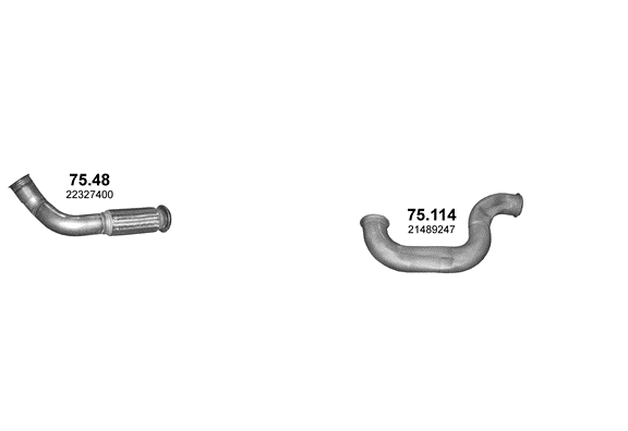 Auspuffanlage für VOLVO FM 11 10.8 (4x2 ; 6x2 ; 6x2/2 ; 6x2/4)