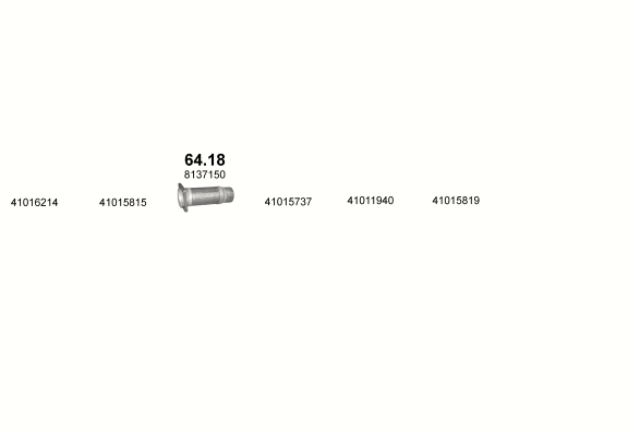 Auspuffanlage für IVECO EUROTRAKKER 13.8 (340 E37/410 E37/410 E42)