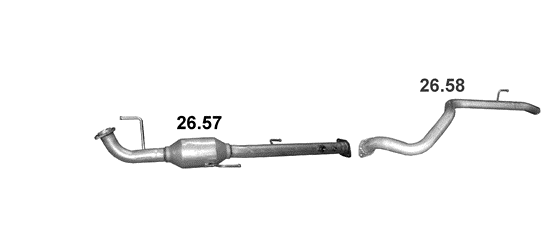 Auspuffanlage für TOYOTA LAND CRUISER 2.8 D (150    2.8 D 4X4)