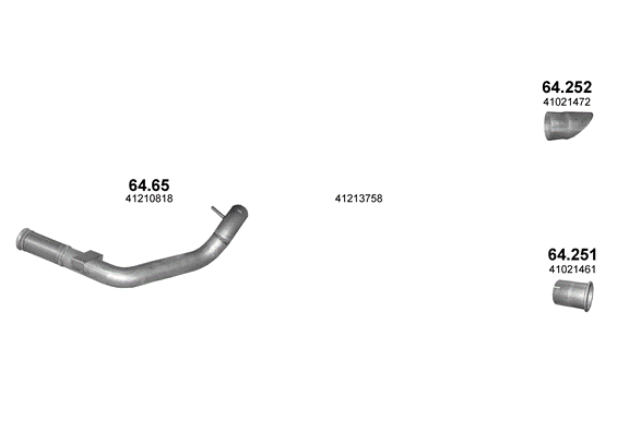 Auspuffanlage für IVECO EUROSTAR CURSOR 12.9