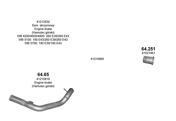 Auspuffanlage für IVECO EUROTECH CURSOR 10.3