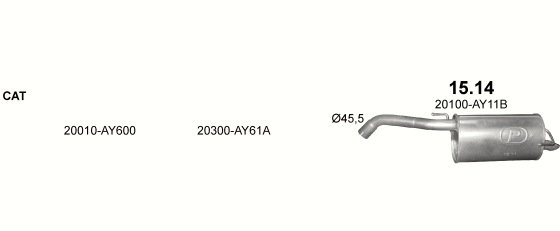 Auspuffanlage für NISSAN MICRA 1.5 D (1.5 dCi Turbo Diesel)