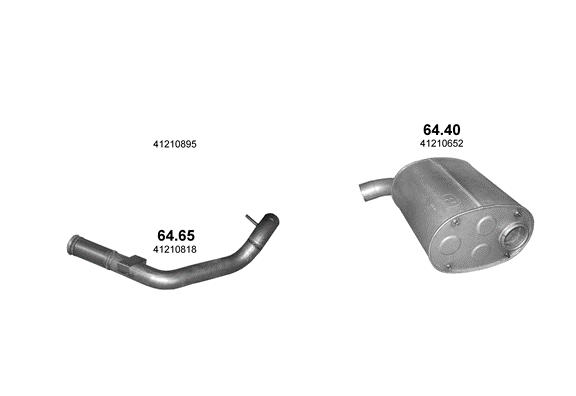 Auspuffanlage für IVECO EUROSTAR CURSOR 10.3