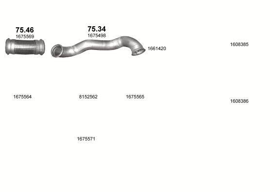 Auspuffanlage für VOLVO FL 7 6.7 (4X2 / 6X2 / 6X4)